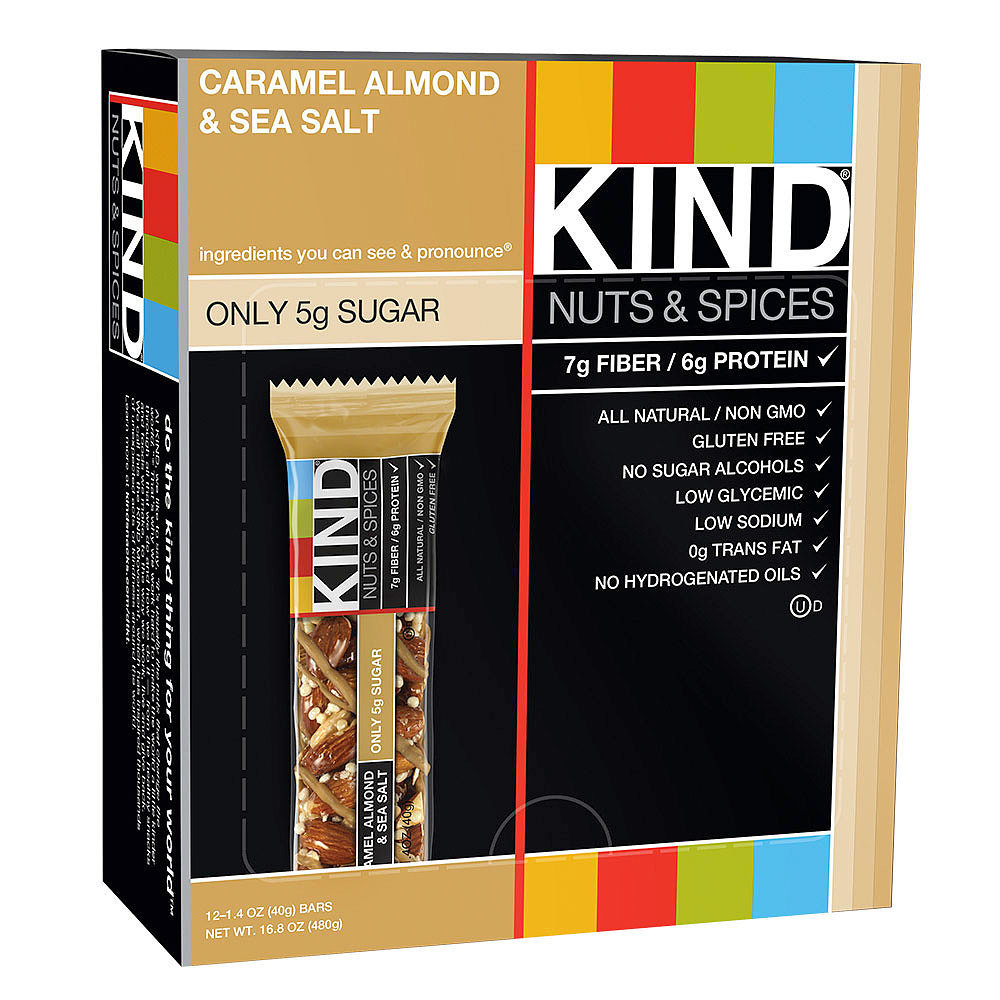 Kind's Caramel Almond and Sea Salt Bar Kind's Caramel Almond and Sea Salt Bar