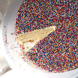 Yellow Birthday Cake With Rainbow Sprinkles Recipe Yellow Birthday Cake With Rainbow Sprinkles Recipe