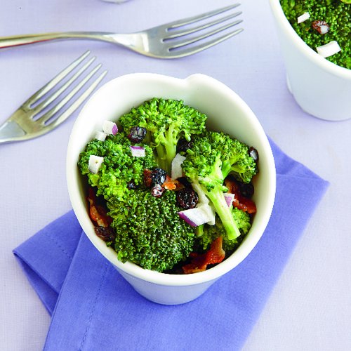 Broccoli Crunch Salad With Bacon and Currants Broccoli Crunch Salad With Bacon and Currants