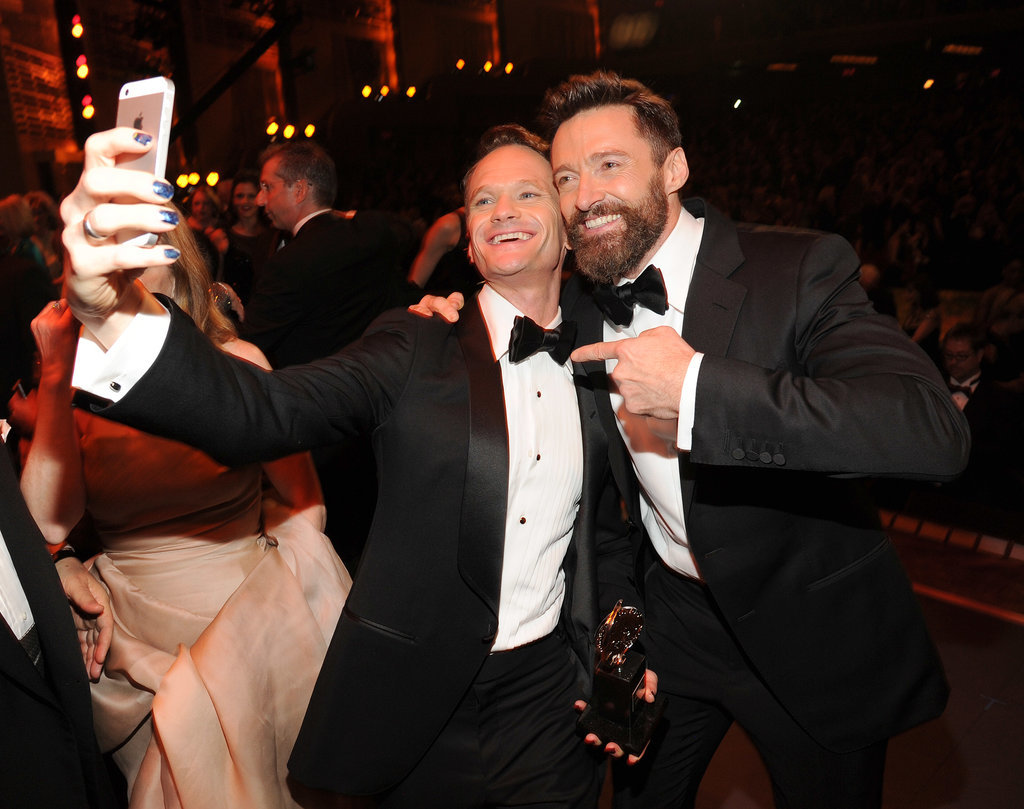 Neil Patrick Harris and Hugh Jackman snapped a selfie at the Tony Awards in NYC on Sunday. Later that night, Neil gave a showstopping performance as his character from Hedwig and the Angry Inch, which featured him giving Sting a lap dance!
Neil Patrick Harris and Hugh Jackman snapped a selfie at the Tony Awards in NYC on Sunday. Later that night, Neil gave a showstopping performance as his character from Hedwig and the Angry Inch, which featured him giving Sting a lap dance!