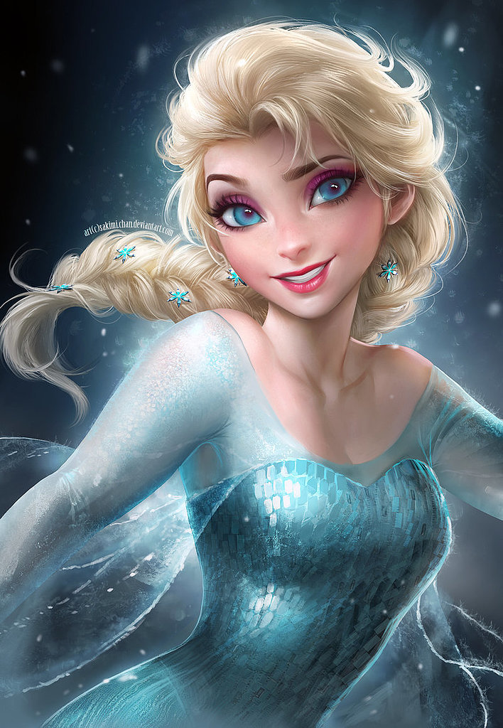 Elsa as a Digital Painting Elsa as a Digital Painting
