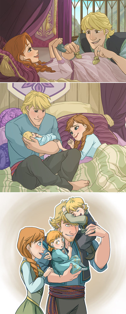 Anna and Kristoff as Parents Anna and Kristoff as Parents