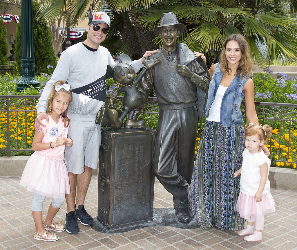 Jessica Alba and Cash Warren celebrated their daughter Honor's birthday by taking the whole family to Disneyland in June 2014.
Jessica Alba and Cash Warren celebrated their daughter Honor's birthday by taking the whole family to Disneyland in June 2014.