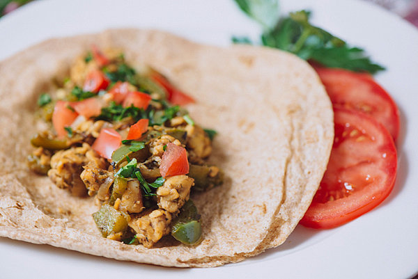 Summer Tempeh Wraps Summer Tempeh Wraps