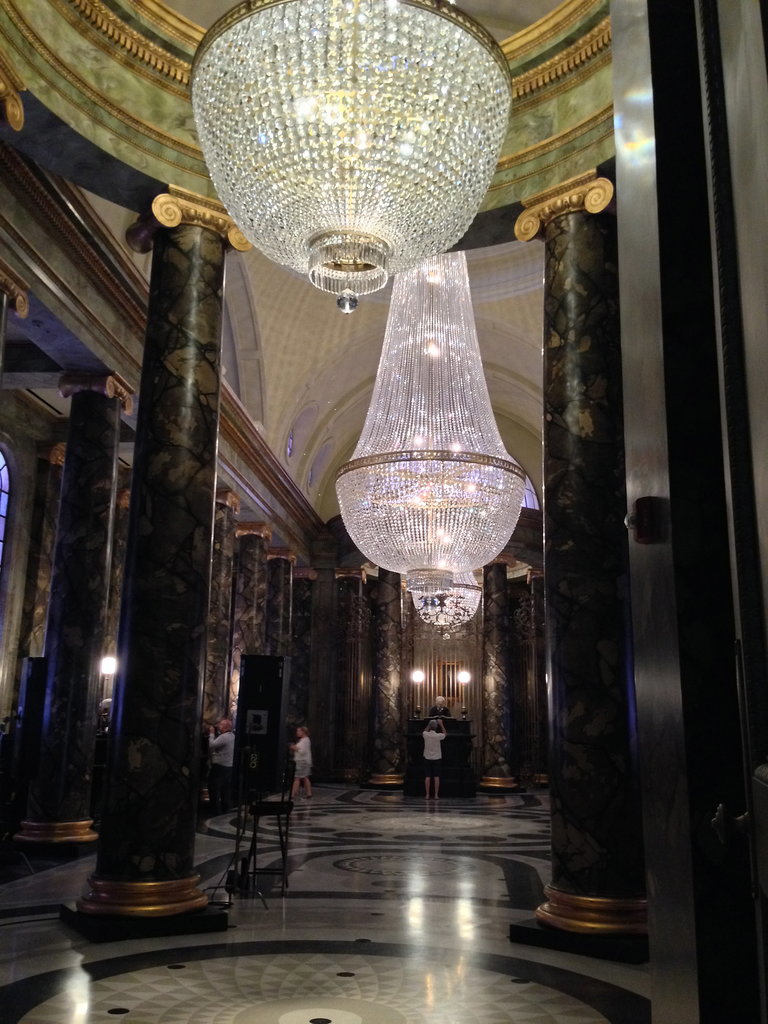 The lobby in Gringotts Bank is impressive, and it's where you enter for the Escape From Gringotts ride.
The lobby in Gringotts Bank is impressive, and it's where you enter for the Escape From Gringotts ride.