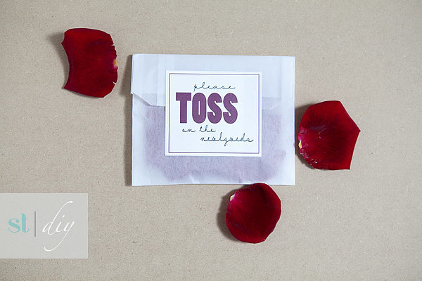 Flower Toss Favors Flower Toss Favors