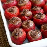 Chocolate-Mousse-Filled Strawberries Chocolate-Mousse-Filled Strawberries