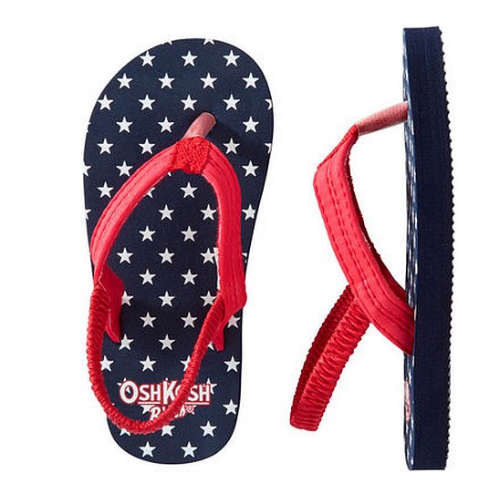 Wear These: OshKosh Flip-Flops Wear These: OshKosh Flip-Flops