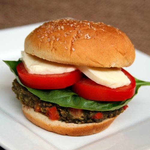 Caprese Veggie Burger Caprese Veggie Burger