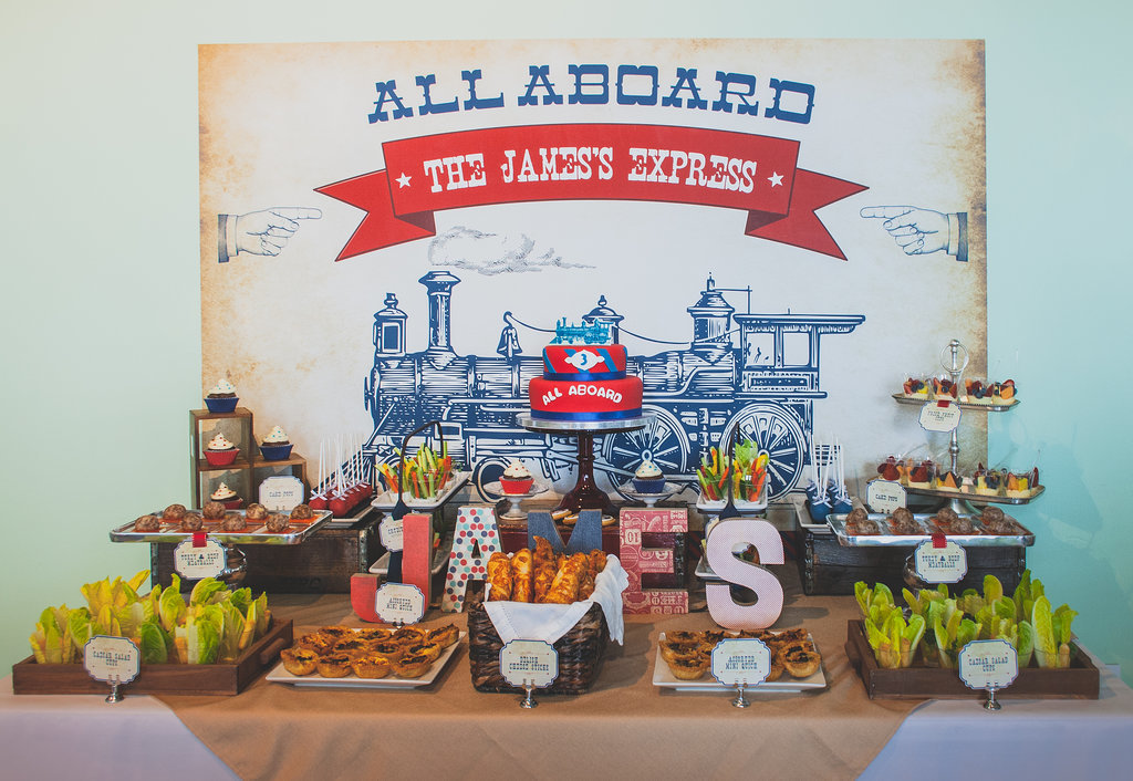 All Aboard This Adorable Vintage-Train Party All Aboard This Adorable Vintage-Train Party