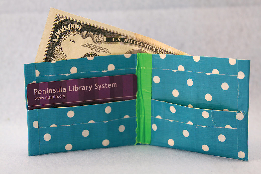 CREATE: Forget fixing things, use duct tape to craft a wallet or a bow tie! CREATE: Forget fixing things, use duct tape to craft a wallet or a bow tie!