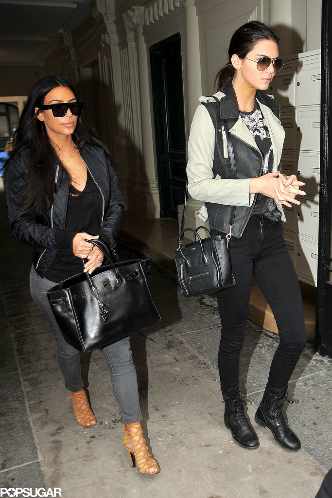 Kim Kardashian Reunites With Kendall Jenner in Paris Kim Kardashian Reunites With Kendall Jenner in Paris