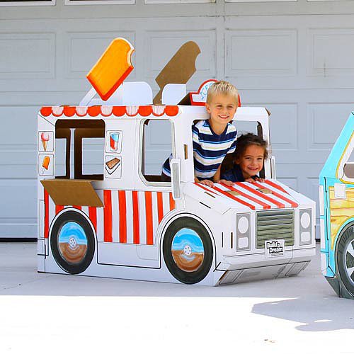 A Customizable Cardboard Wagon A Customizable Cardboard Wagon