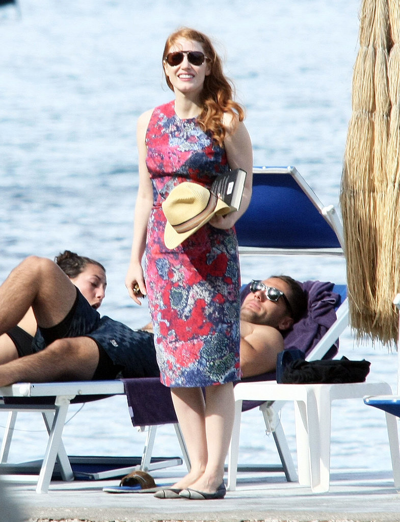 Jessica Chastain Shows Major PDA With Her Italian Boyfriend Jessica Chastain Shows Major PDA With Her Italian Boyfriend