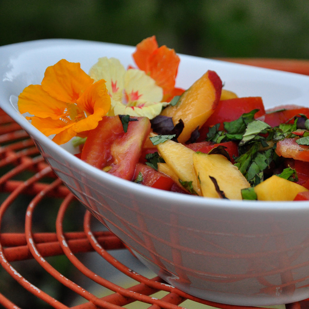 Tomato and Peach Salad Tomato and Peach Salad