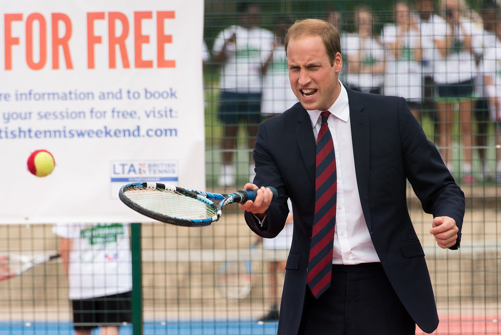 Prince William Serves Up a Cute Day With Kids Prince William Serves Up a Cute Day With Kids