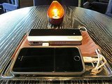 Jose Garces' Volver Serves Guests Cell Phone Chargers on Actual Silver Platters Jose Garces' Volver Serves Guests Cell Phone Chargers on Actual Silver Platters