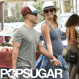 Stacy Keibler Flaunts Her Growing Baby Bump and Pregnancy Glow