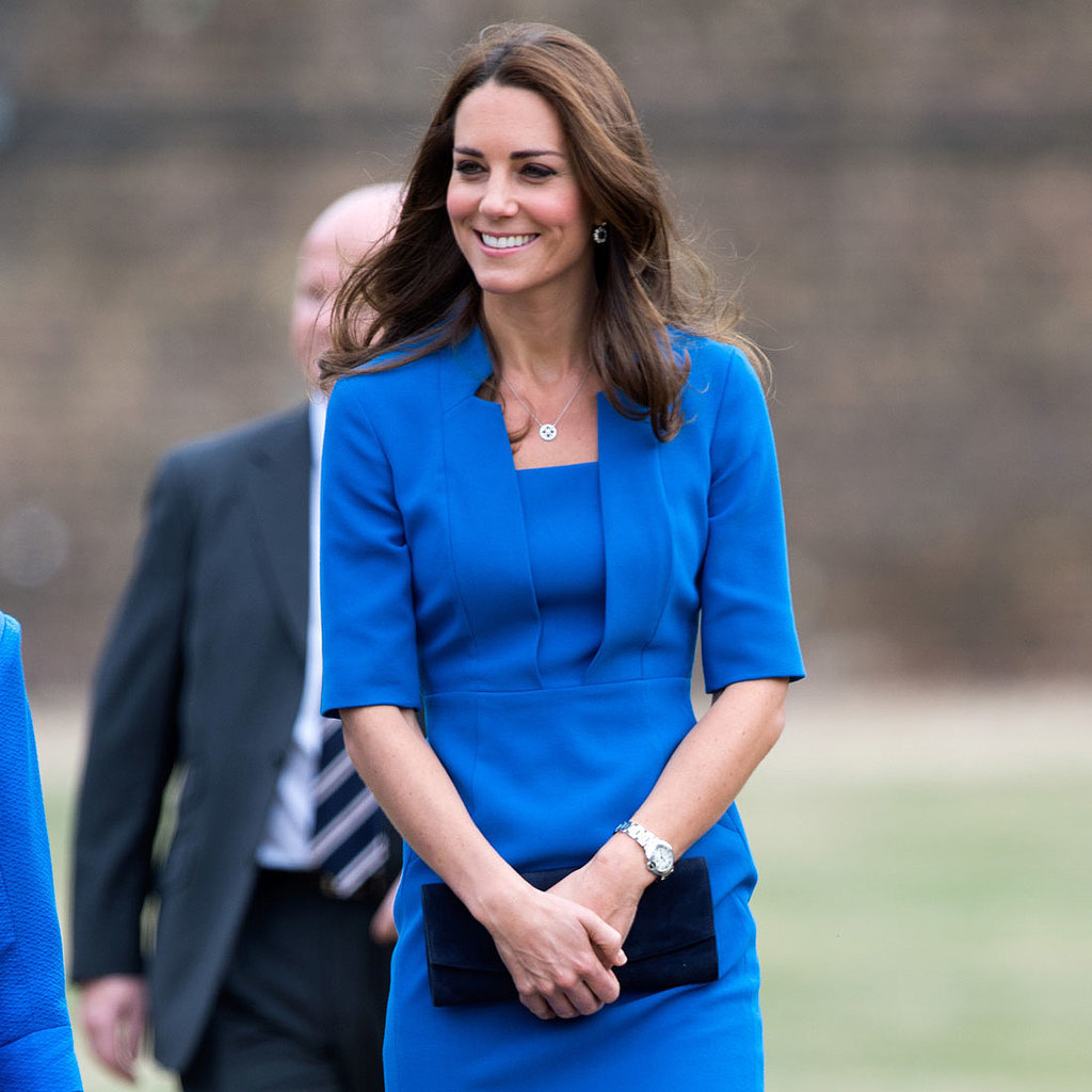 Kate Middleton's Blue Dress at the Tower of London | POPSUGAR Fashion