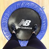 Alison was offered a go at a new form of trampoline fitness and a look at Heidi Klum's new work out gear. So naturally she jumped at the chance! (sorry) Source: Instagram user popsugarau 