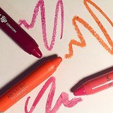 We had a lust-have-it moment with brightly coloured lip crayons. Source: Instagram user popsugarau 