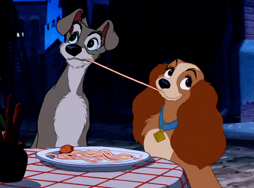 Lady And Tramp Lady And The Tramp 38 Of The Best Disney Kisses Of All Time Popsugar Love And Sex