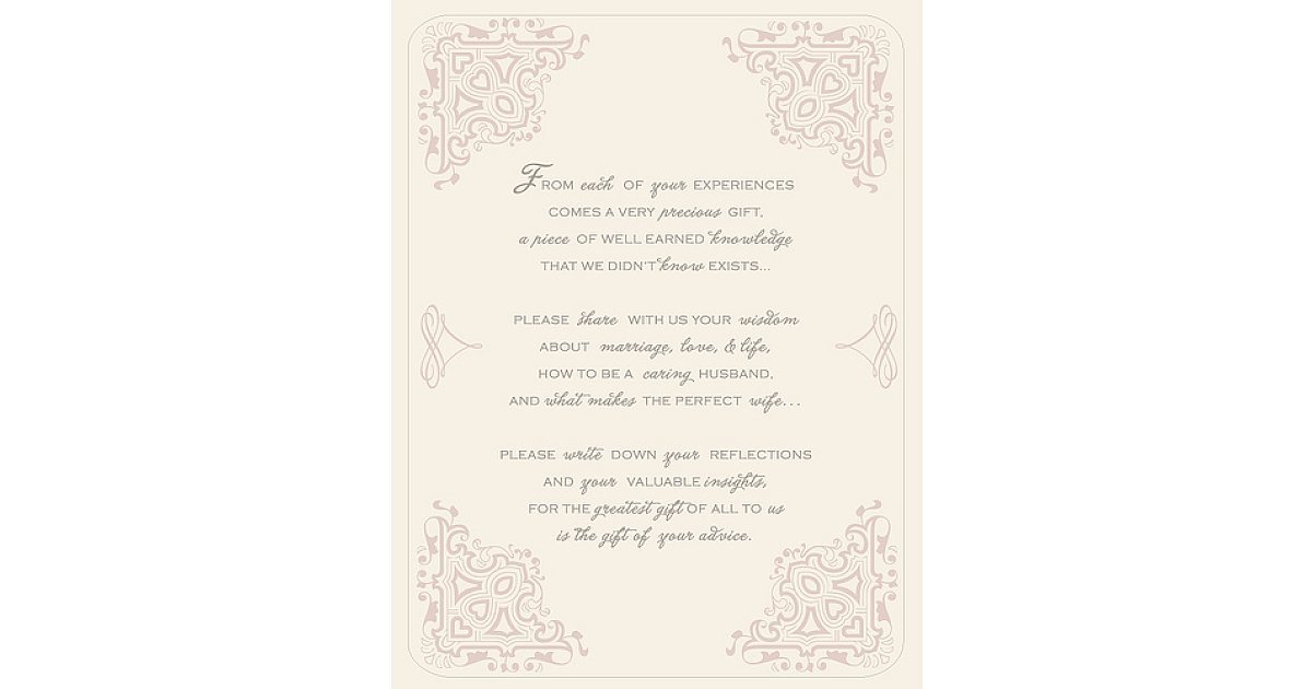 GuestBook Poem 19 Free Wedding GuestBook Printables That You'll