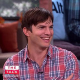 Ashton Kutcher Adorably Can't Stop