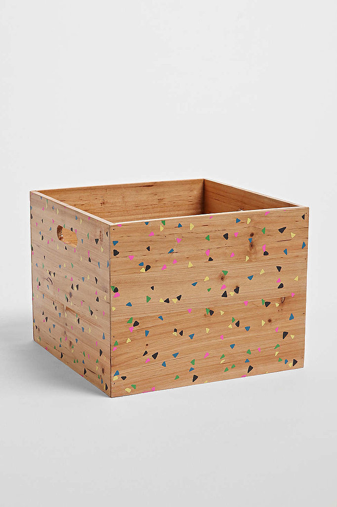 Confetti Wood Crate Storage
