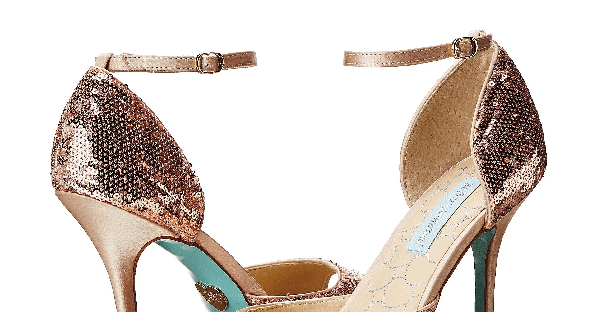betsey johnson sequin heels