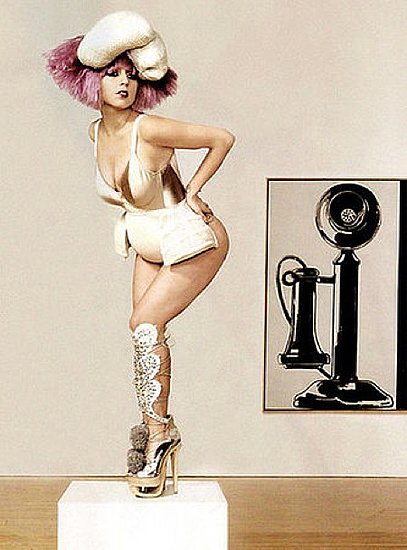 Lady Gaga does Vanity Fair Italy-december 09