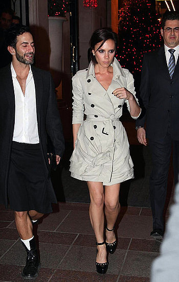 Victoria Beckham and Marc Jacobs out and about in Paris