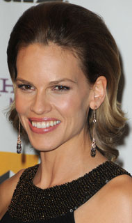 Hilary Swank's Hair at the 13th Annual Hollywood Awards