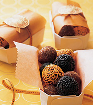 Black and Orange Truffles Black and Orange Truffles