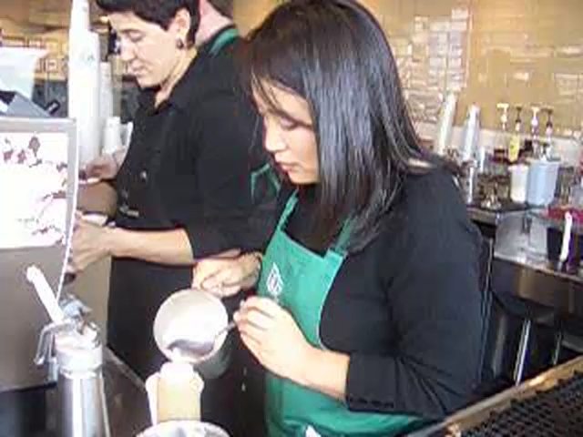 YumSugar Plays Guest Barista at Starbucks (Take Four) YumSugar Plays Guest Barista at Starbucks (Take Four)