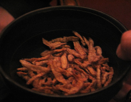 Deep-Fried Spiced Bamboo Worms Deep-Fried Spiced Bamboo Worms