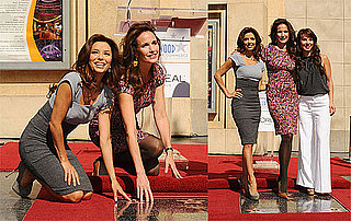 Photos of Eva Longoria and Andie MacDowell At Walk of Fame in Hollywood