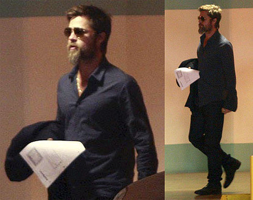 Photos of Brad Pitt at A Meeting In LA