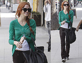 Photos of Ashlee Simpson Shopping at Urban Outfitters in LA