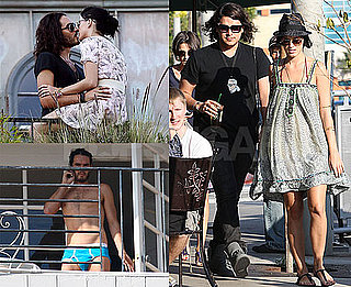 Photos of Katy Perry And Russell Brand Kissing in LA