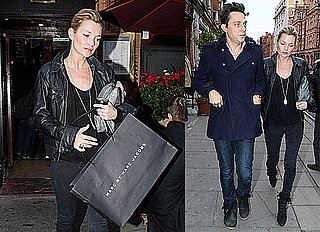 Photos of Kate Moss and Jamie Hince Shopping Together in London at Marc Jacobs