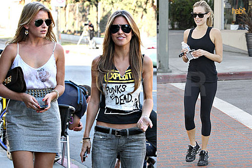 Photos of Kristin Cavallari, Audrina Partridge, and Lo Bosworth Filming the Hills in LA