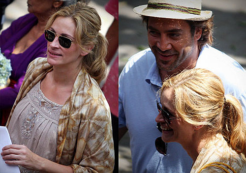 Photos of Julia Roberts and Javier Bardem Filming Eat, Pray, Love 2009-10-20 14:14:10.1