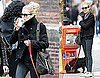 Photos of Sienna Miller in NYC Walking Her Dog Bess