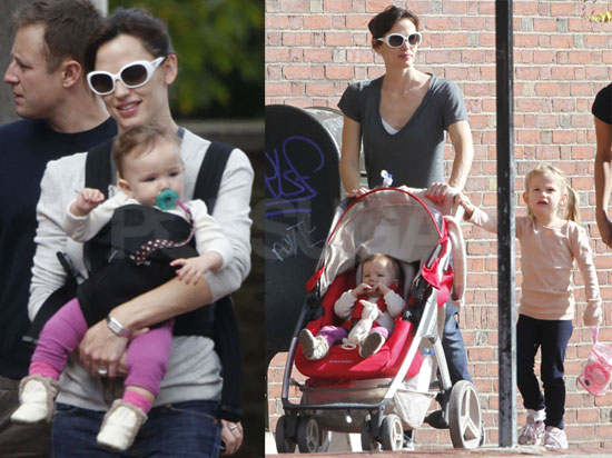 Photos of Jen, Violet and Serafina