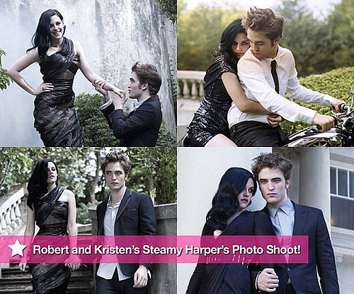 Sneak Peek at Robert and Kristen's Steamy Harper's Photo Shoot! 