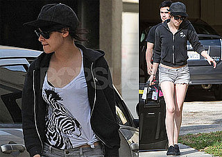 Photos of New Moon's Kristen Stewart Wearing Short Shorts Around LA