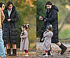 Photos of Katie Holmes and Suri Cruise on Set