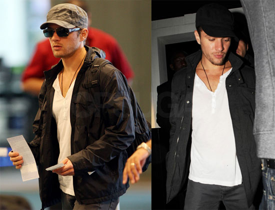 Photos of Ryan Phillippe at LAX and M16 in LA 2009-11-04 09:37:25