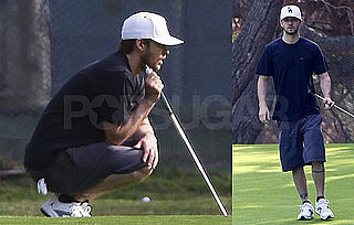Photos of Justin Timberlake Golfing in Casual Clothes in LA